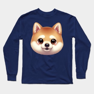 Enchanting Shiba Inu Art Long Sleeve T-Shirt